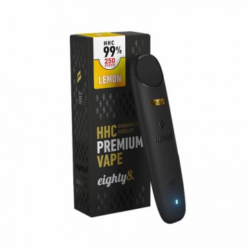 Eighty8 | Ηλεκτρονικό Τσιγάρο Μιας Χρήσης 99% HHC Lemon – 0.5ml