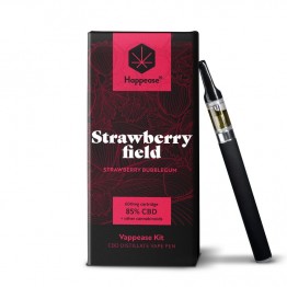 Happease | Vaping Pen 85% CBD – Strawberry Field  0,6ml