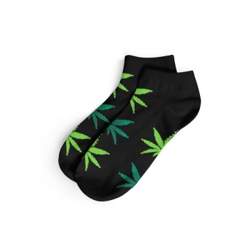 We Love Socks – Κοντές κάλτσες Μαύρο/Πράσινο