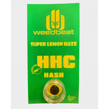 Weedbeat | HHC Super Lemon Haze Hash Εκχύλισμα 80% – 1gr
